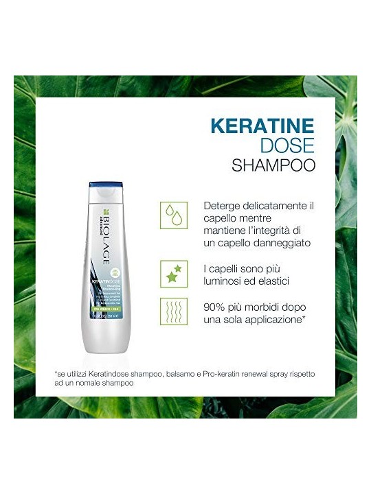 Shampoo Biolage KERATINDOSE 250ml per capelli danneggiati Unisex