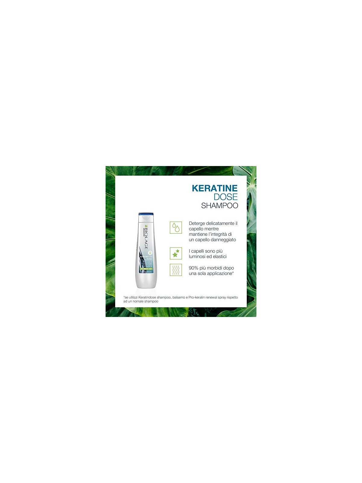Shampoo Biolage KERATINDOSE 250ml per capelli danneggiati Unisex