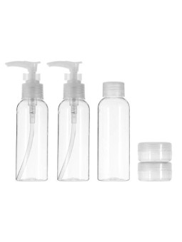Kit contenitori cosmetici da viaggio INTERVION Set
