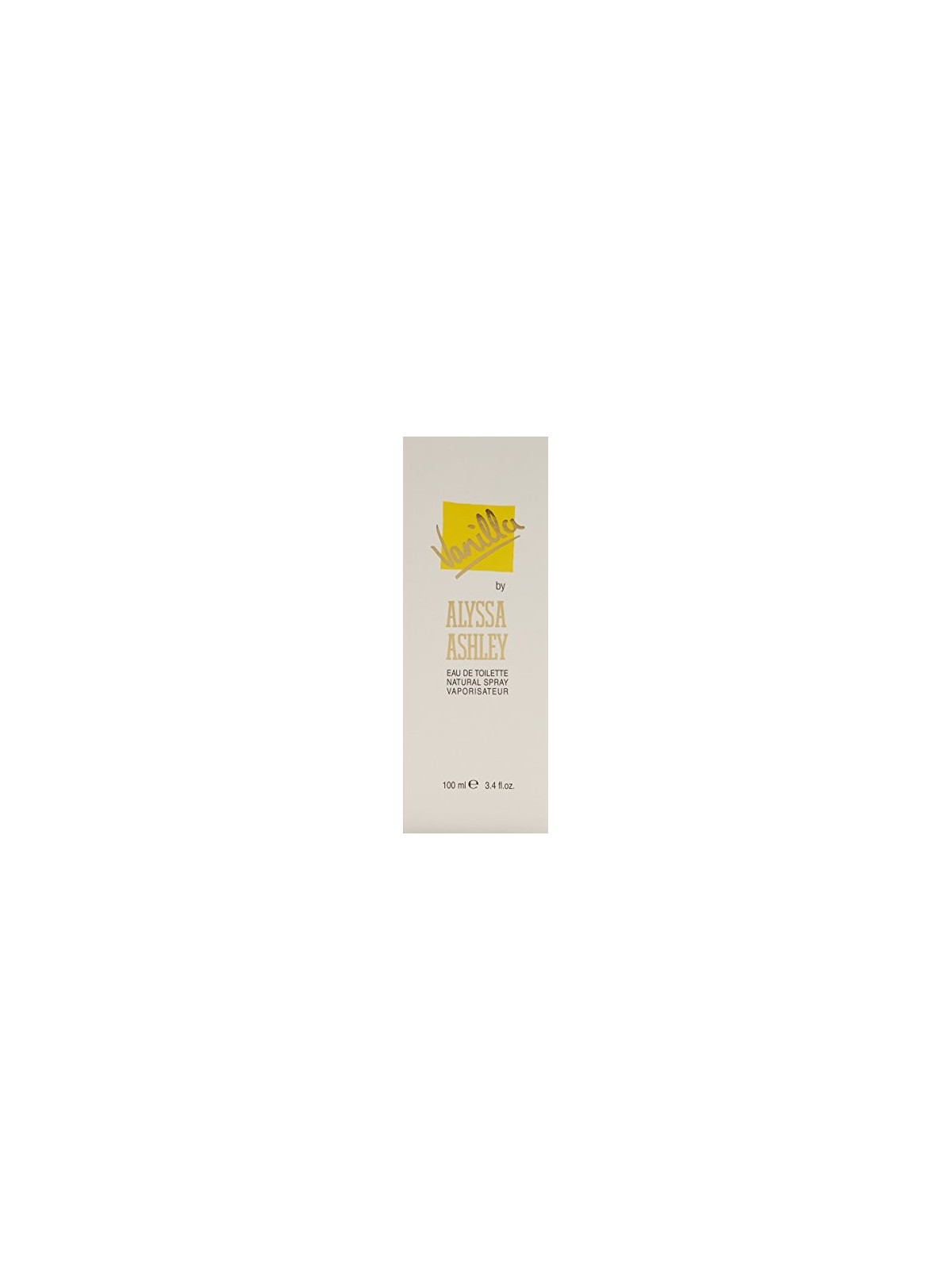 Alyssa Ashley VANILLA Eau de Toilette Spray 100ml Donna