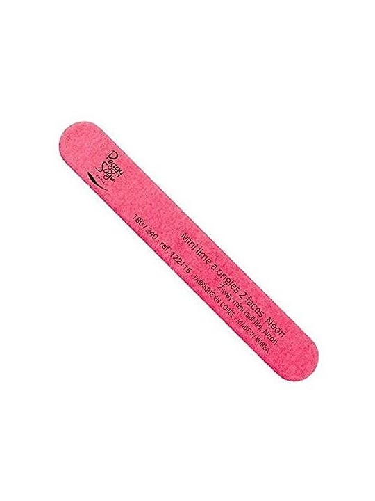 Mini lima per unghie a 2 vie 180240 Rosa Neon