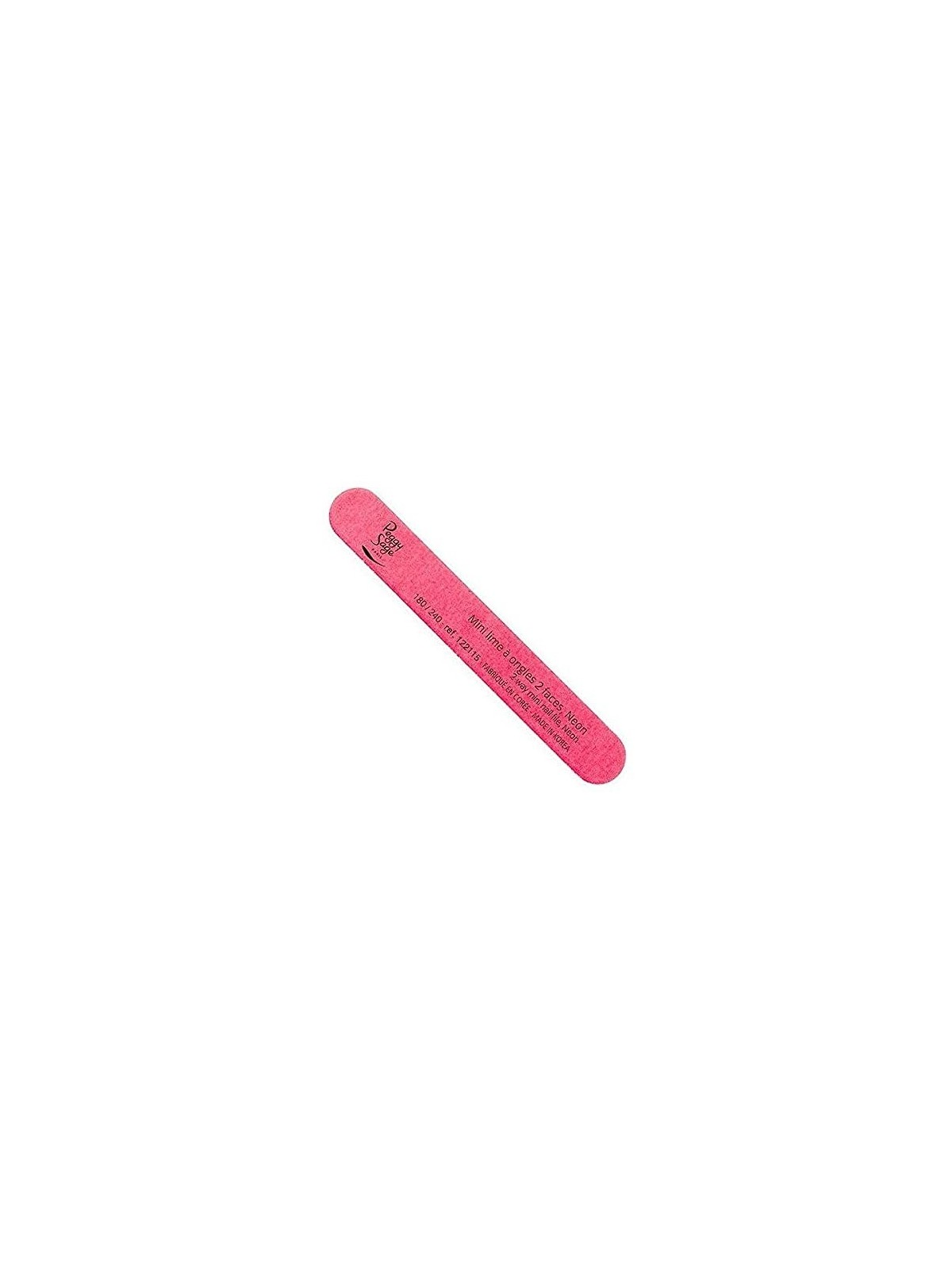 Mini lima per unghie a 2 vie 180240 Rosa Neon