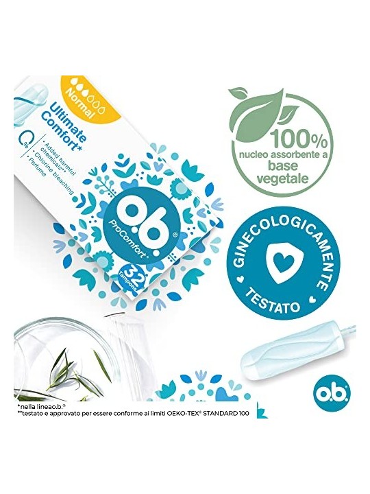 Ob O.B. PROCOMFORT NORMAL Tamponi 32 pz Donna