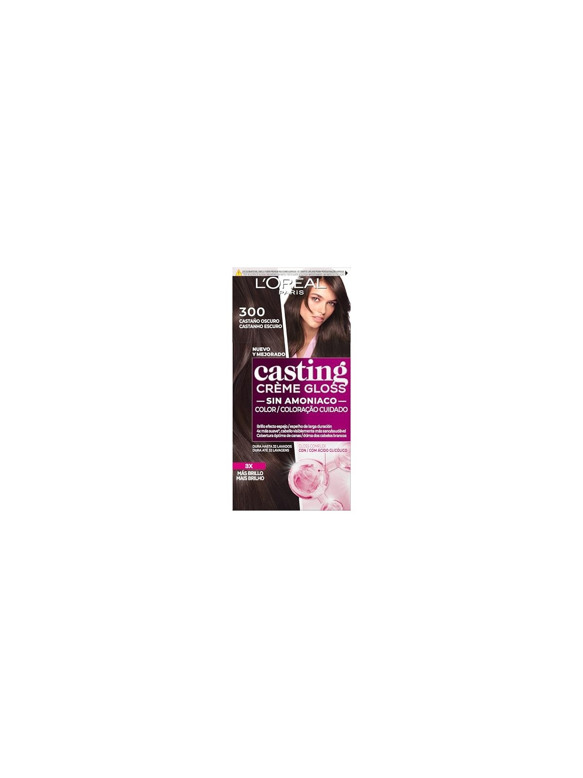 L'Orï¿½ï¿½al Paris CASTING CREME GLOSS 300-castano scuro 180ml unisex