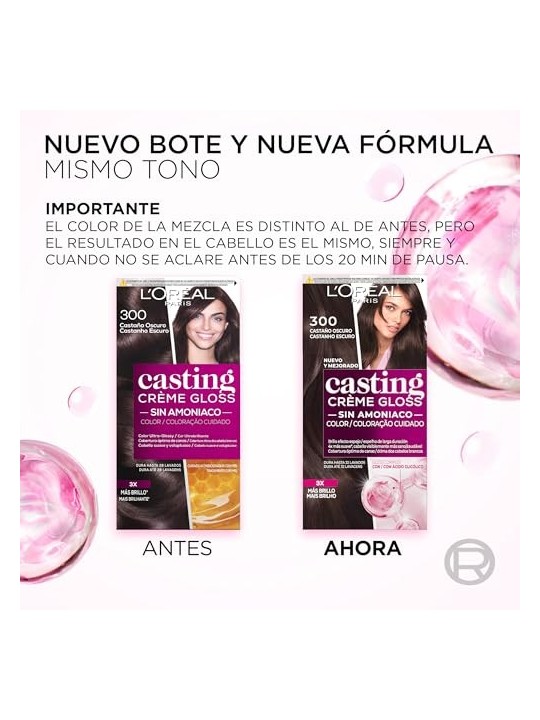 L'Orï¿½ï¿½al Paris CASTING CREME GLOSS 300-castano scuro 180ml unisex
