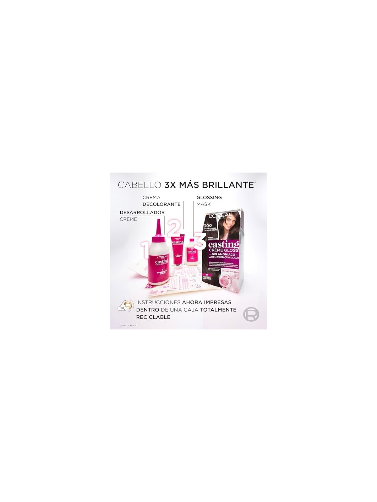 L'Orï¿½ï¿½al Paris CASTING CREME GLOSS 300-castano scuro 180ml unisex