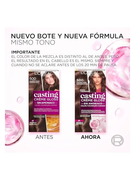 L'Orï¿½ï¿½al Paris CASTING CREME GLOSS 500 castano chiaro 180ml
