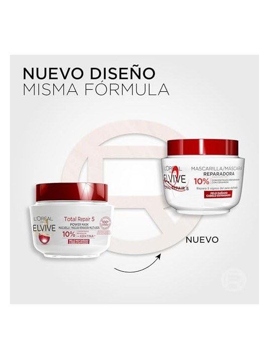 Maschera riparazione totale 5 300ml unisex