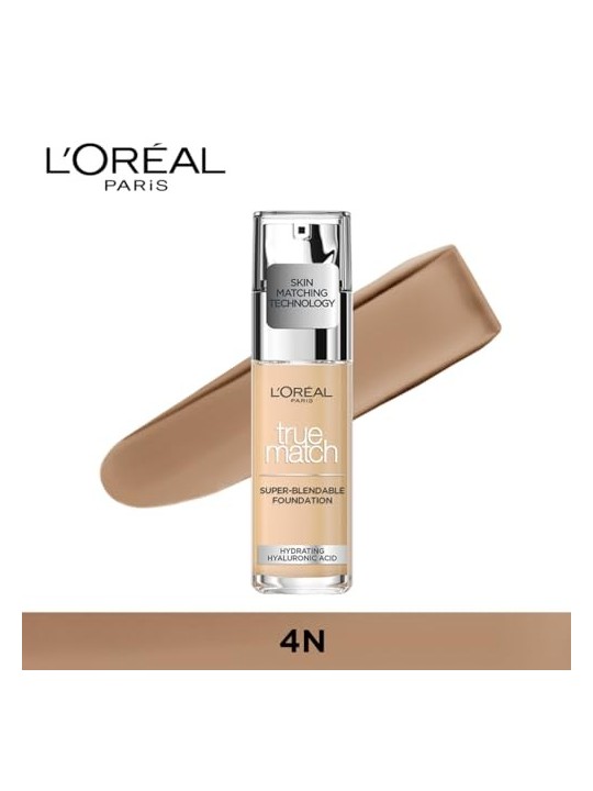 Fondotinta L'Orï¿½ï¿½al True Match Super sfumabile 4N Beige