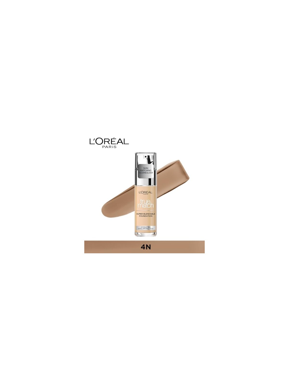 Fondotinta L'Orï¿½ï¿½al True Match Super sfumabile 4N Beige