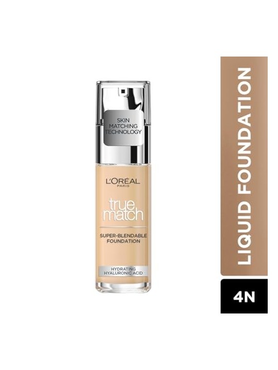 Fondotinta L'Orï¿½ï¿½al True Match Super sfumabile 4N Beige
