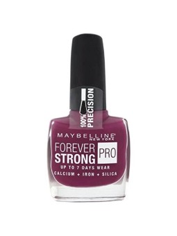 Maybelline Forever Strong Super Stay 7 Giorni Top Coat Smalto per Unghie Nr 265 Divine Wine 10ml donna