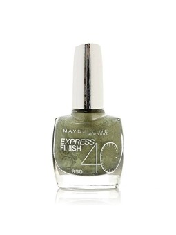 Maybelline Express Finish 40 Seconds Smalto per Unghie Nr 850 Verde Kaki 10ml donna