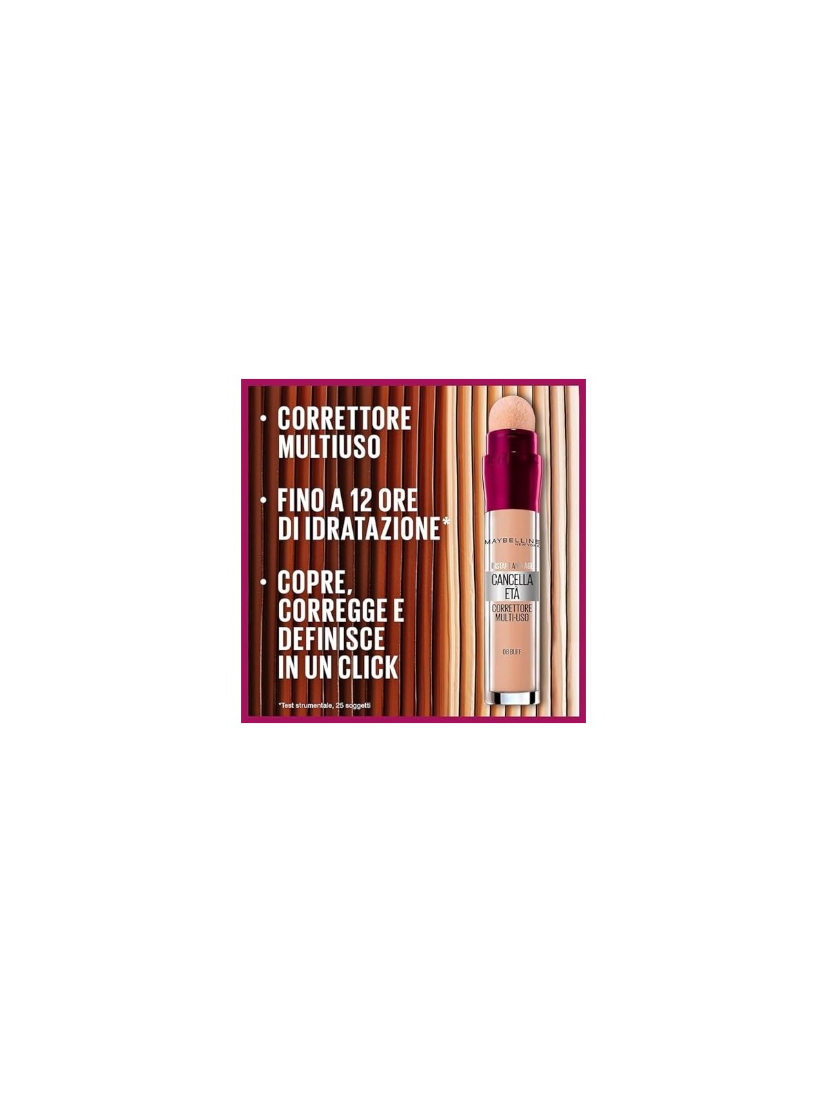 Maybelline IL CANCELLINO antiet istantaneo 02nude donna
