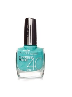Maybelline Express Finish Smalto per Unghie 40 Secondi Nr 862 Turchese 10ml donna