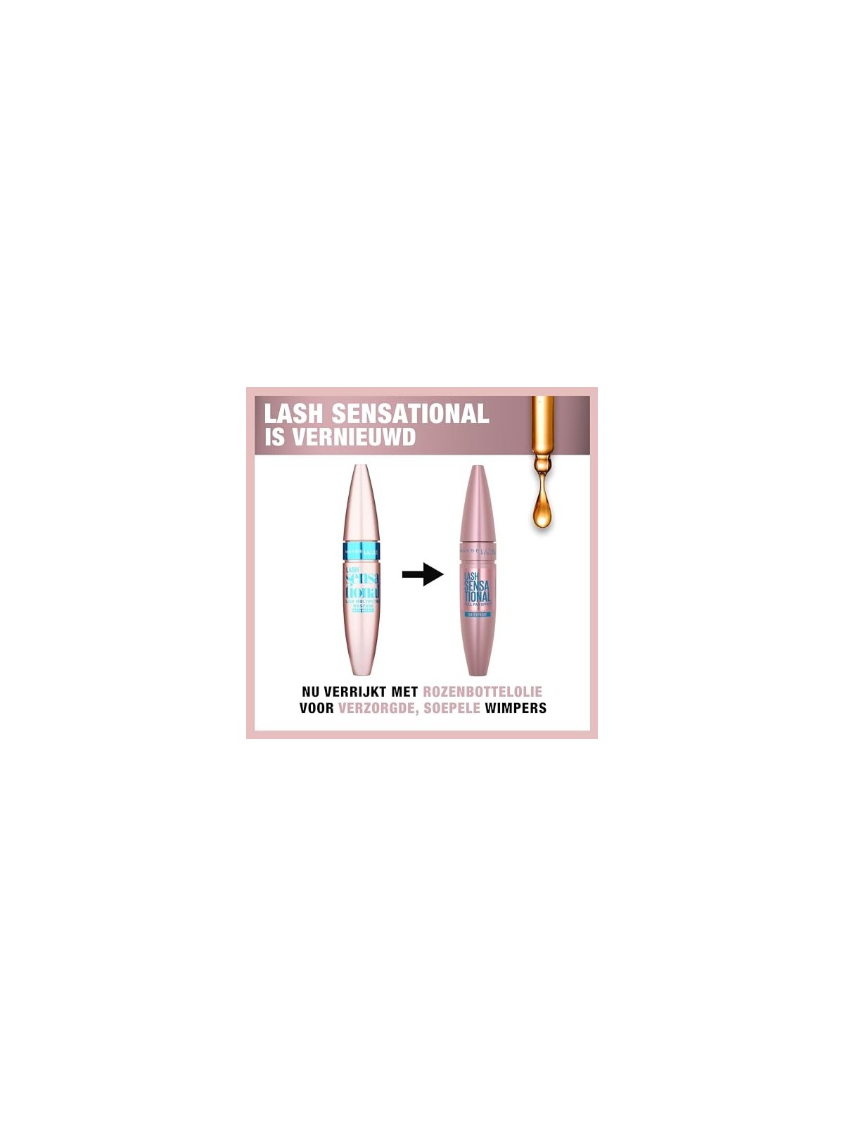 Mascara Maybelline Lash Sensazionale Waterproof 01 Nero