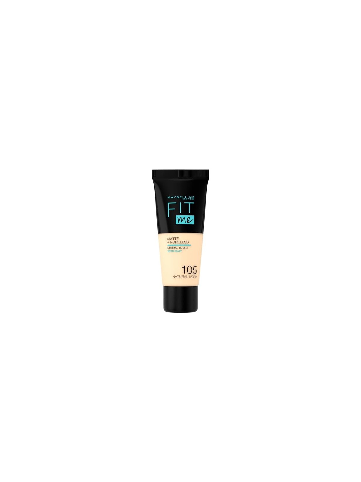 Maybelline Adattami Trucco opaco e senza pori donna 105 Natural Ivory
