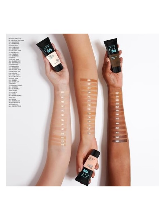 Maybelline Fit Me! Matte & Poreless Make-Up 120 Classic Ivory Women