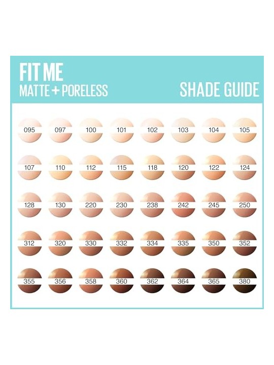 Maybelline Fit Me! Matte & Poreless Make-Up 120 Classic Ivory Women
