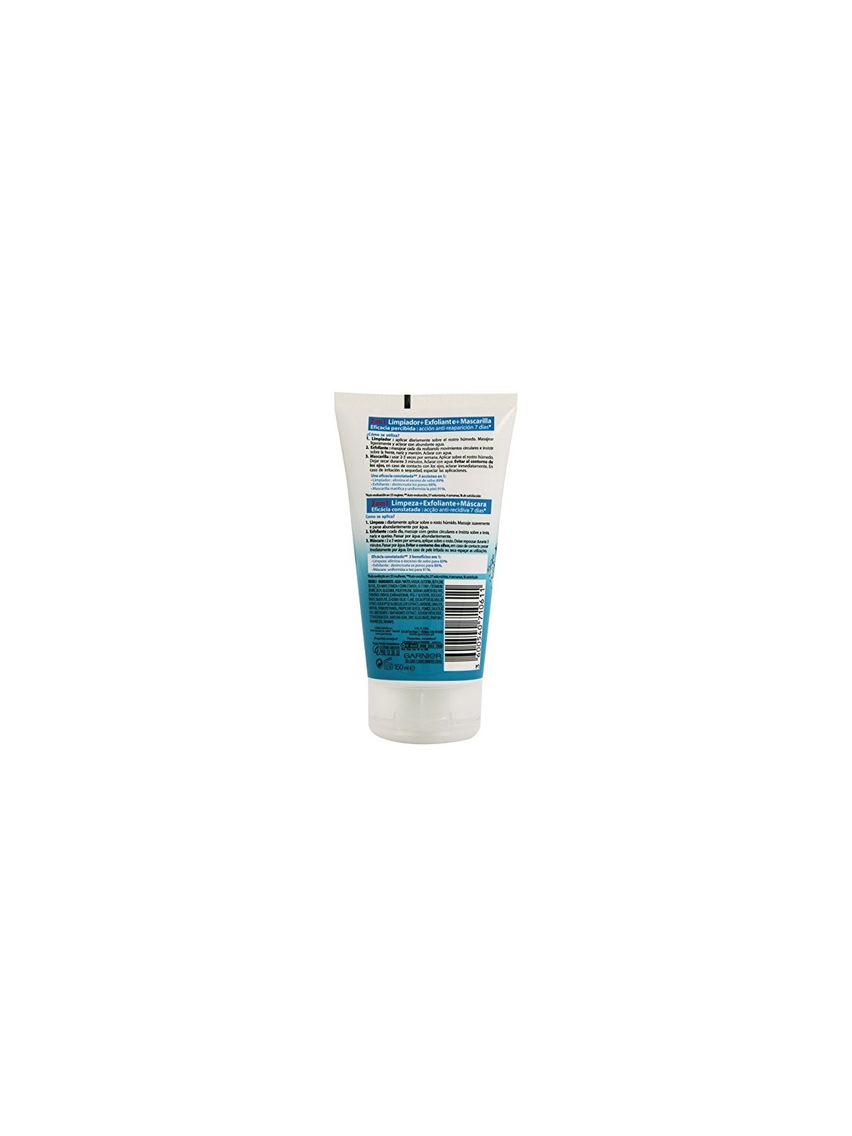 GARNIER PURE ACTIVE 3 in 1 Cleansing Gel for Oily Skin 150ml Women