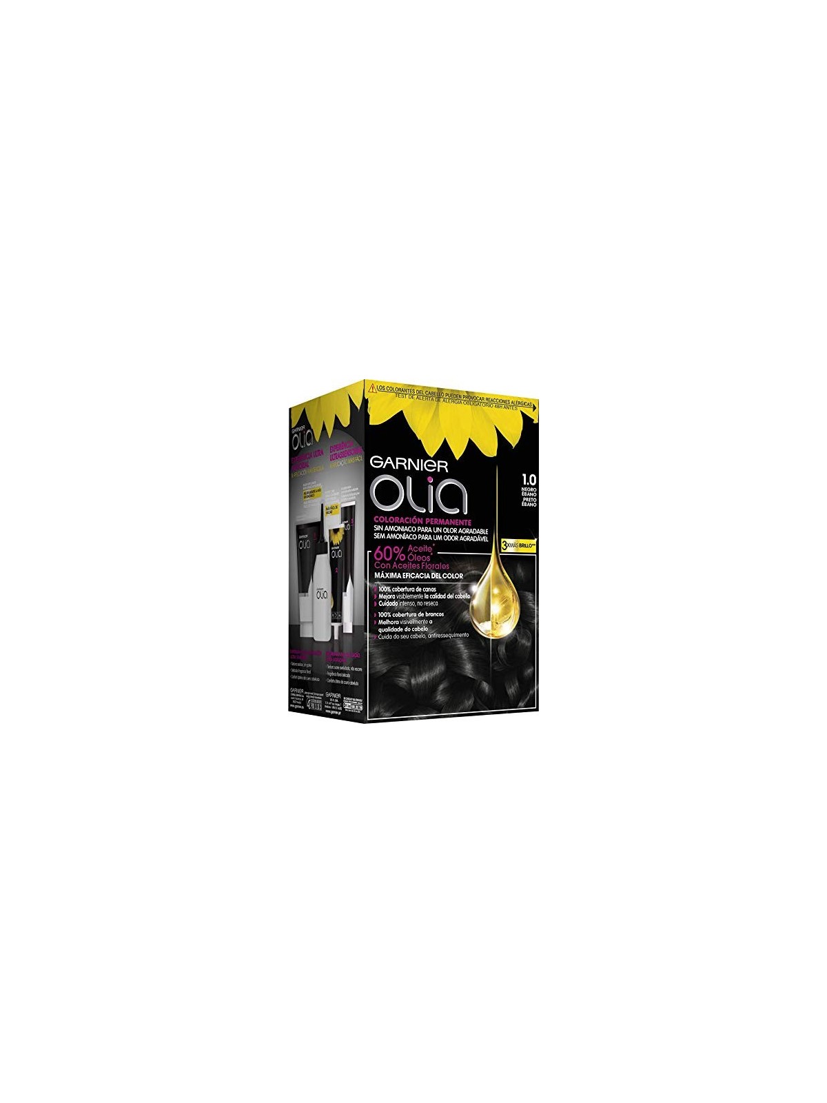 Garnier OLIA Coloracin Permanente  10 Negro Ebano set unisex