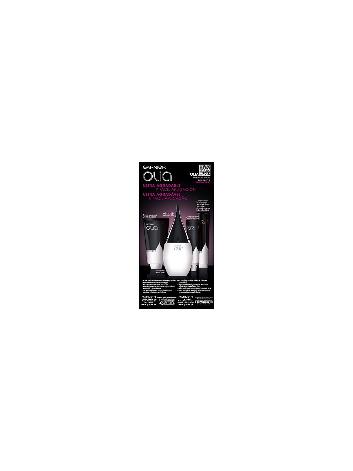 Garnier OLIA Coloracin Permanente  10 Negro Ebano set unisex