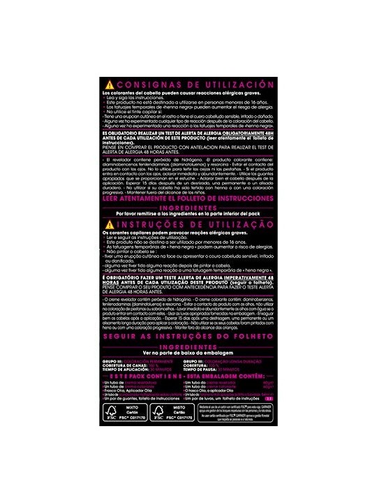 Garnier OLIA Coloracin Permanente  10 Negro Ebano set unisex