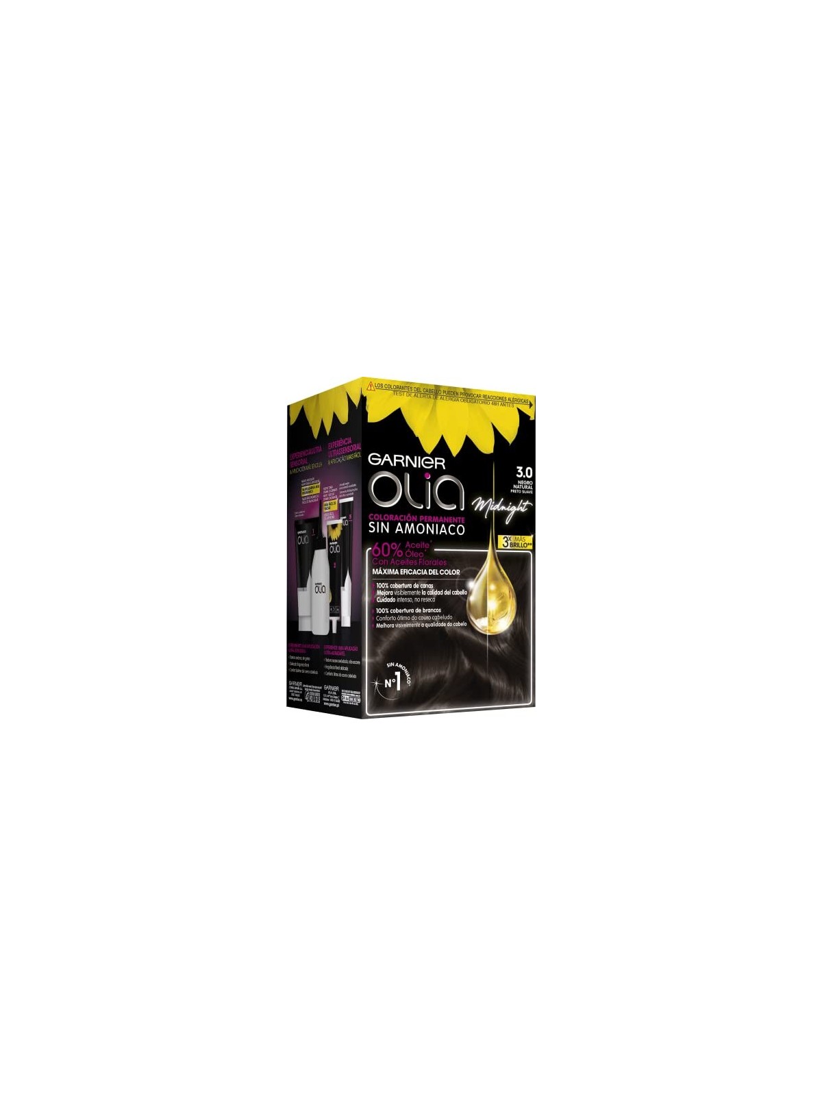GARNIER OLIA Colore Permanente 3,0 Nero