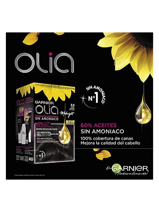 GARNIER OLIA Colore Permanente 3,0 Nero