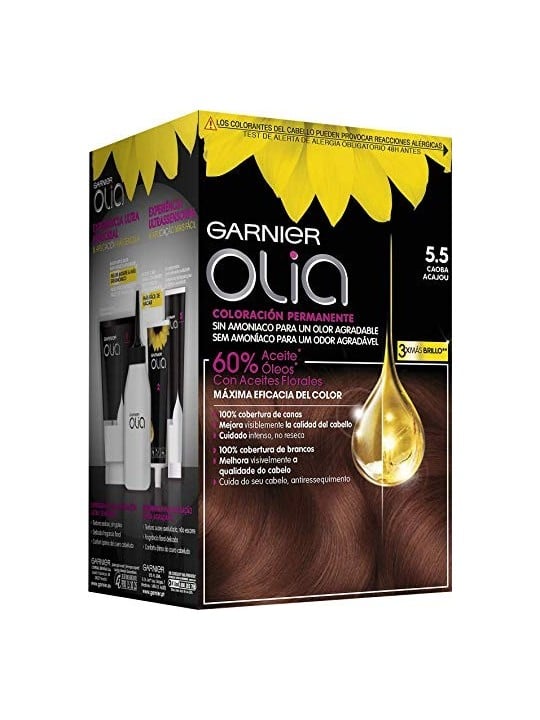 Garnier OLIA Coloracin Permanente 55 Caoba set unisex