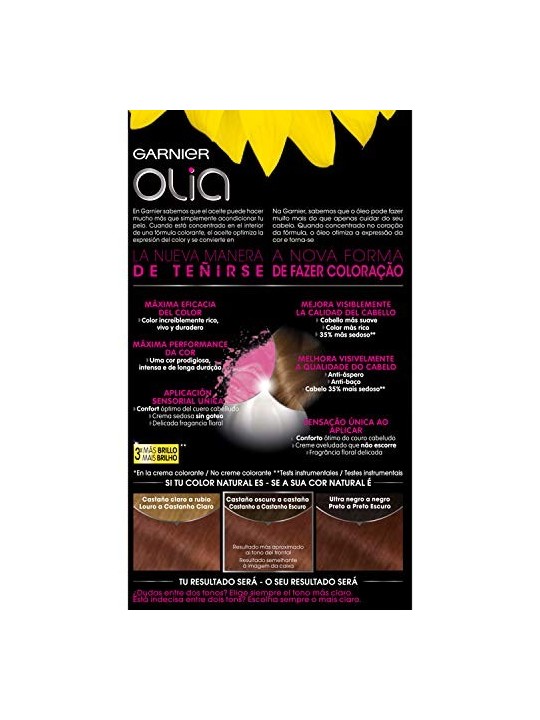 Garnier OLIA Coloracin Permanente 55 Caoba set unisex