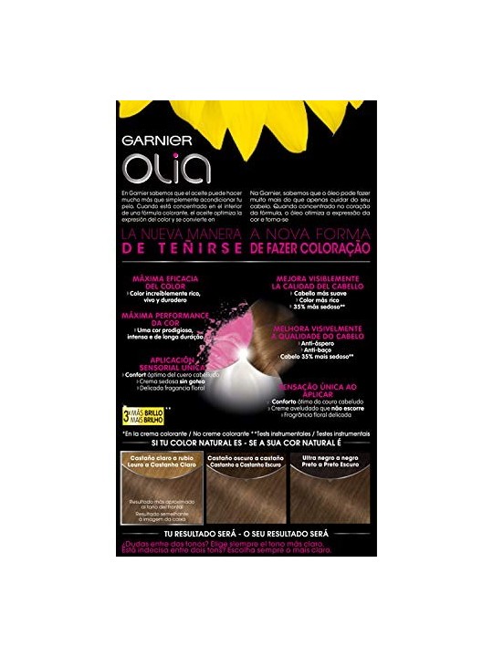 Garnier OLIA Coloracin Permanente 60 Rubio Oscuro set unisex