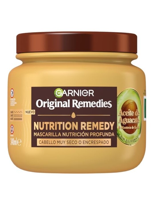Maschera all'Avocado e Burro di Karitï¿½ï¿½ Garnier Original Remedies 300ml
