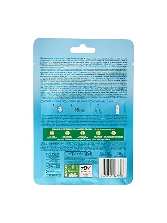 GARNIER SKINACTIVE HYDRABOMB revitalizing facial mask 1 unit