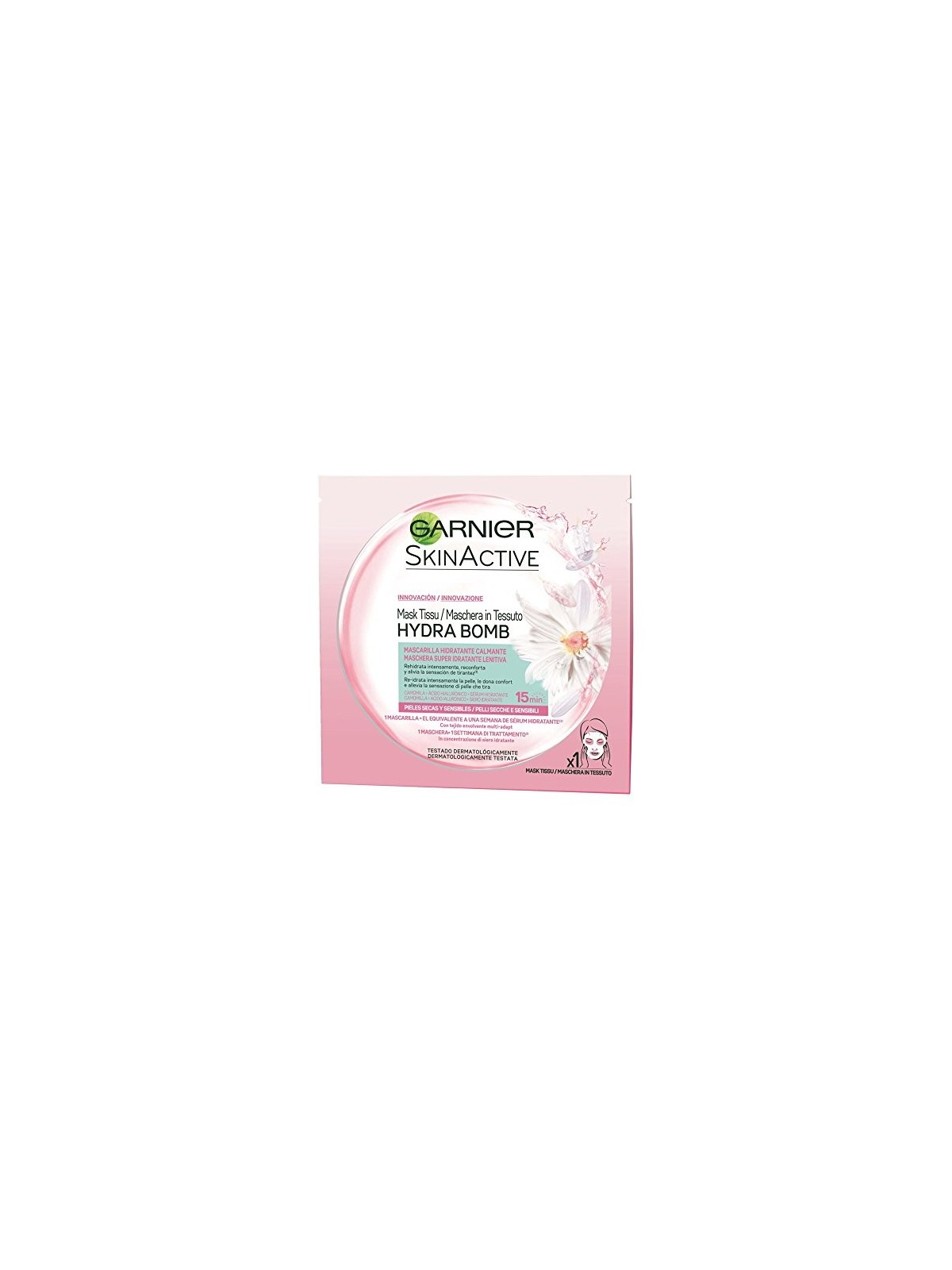Maschera viso idratante Garnier SKINACTIVE HYDRABOMB 1u