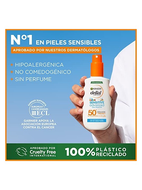 GARNIER KIDS SENSITIVE AVANZATO spray protettivo SPF50 150ml unisex