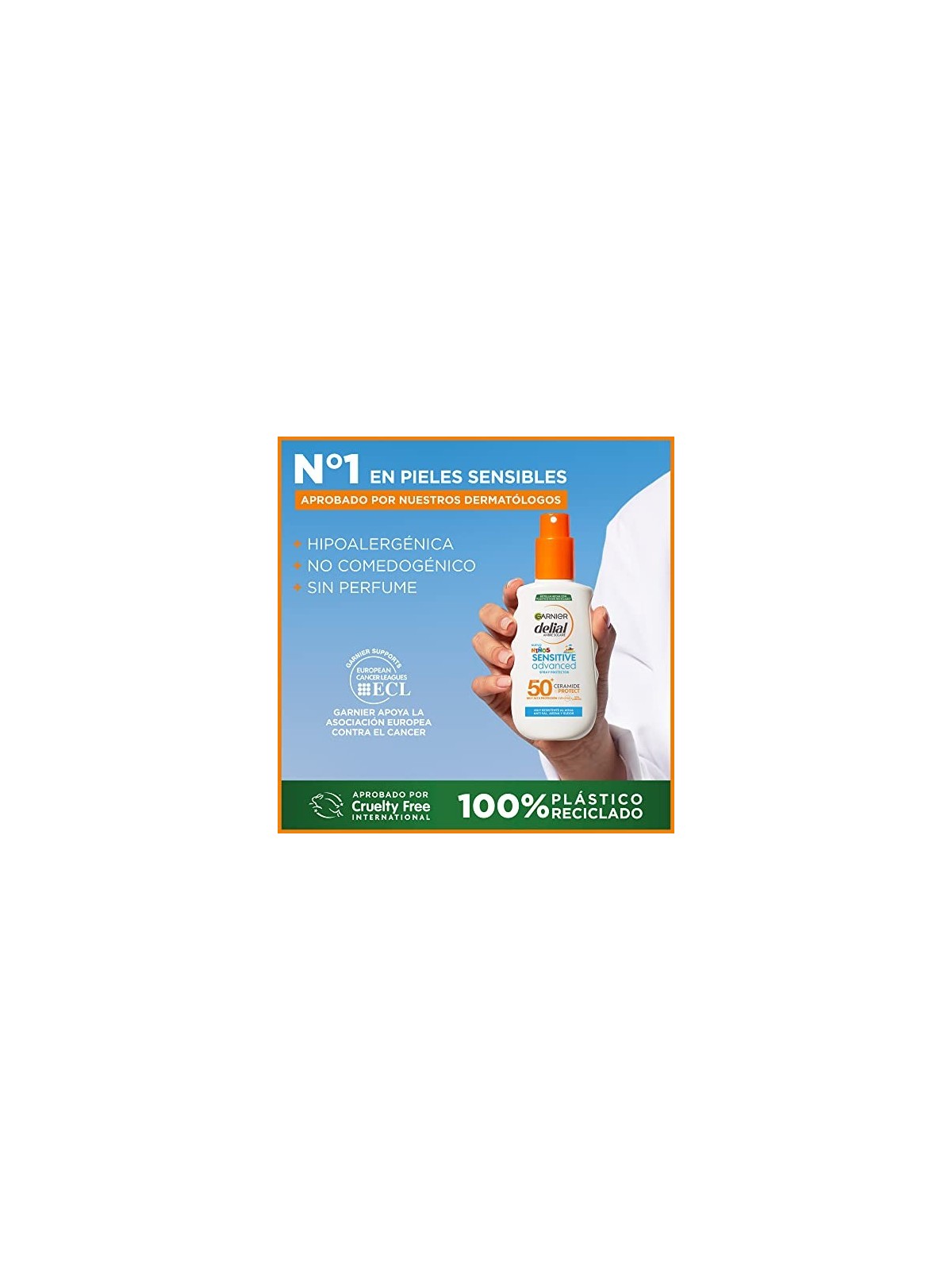 GARNIER KIDS SENSITIVE AVANZATO spray protettivo SPF50 150ml unisex