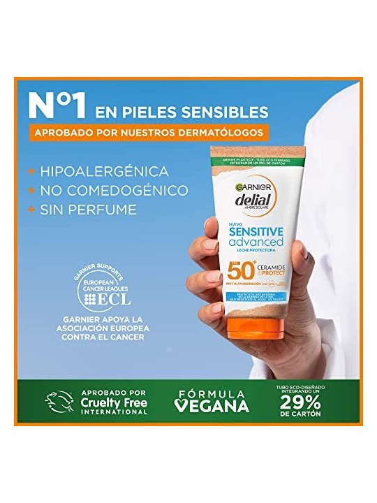 GARNIER SENSITIVE ADVANCED latte protettivo SPF50 175ml unisex