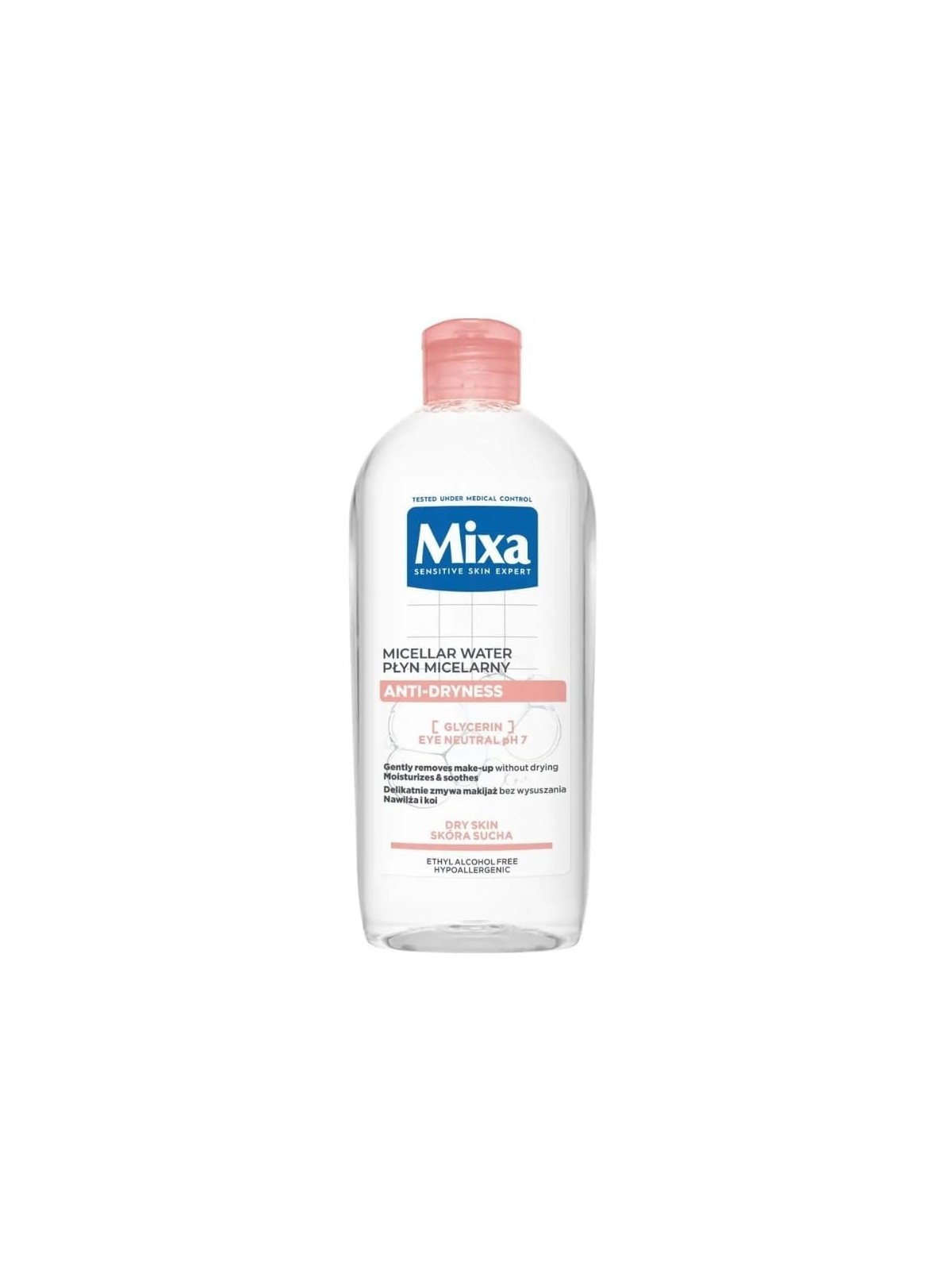 MIXA Fluido micellare contro la secchezza 400ml