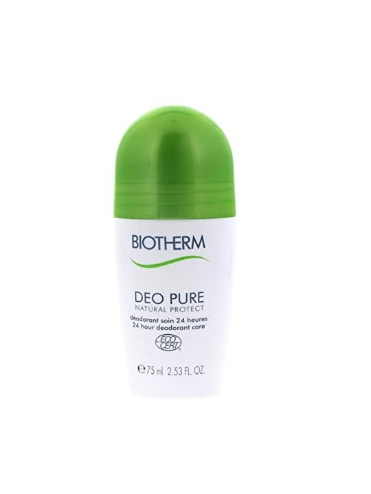 Biotherm Deo Pure Natural Protect 24H Roll On donna 75ml Aluminium Salt Free - Deodorant Care
