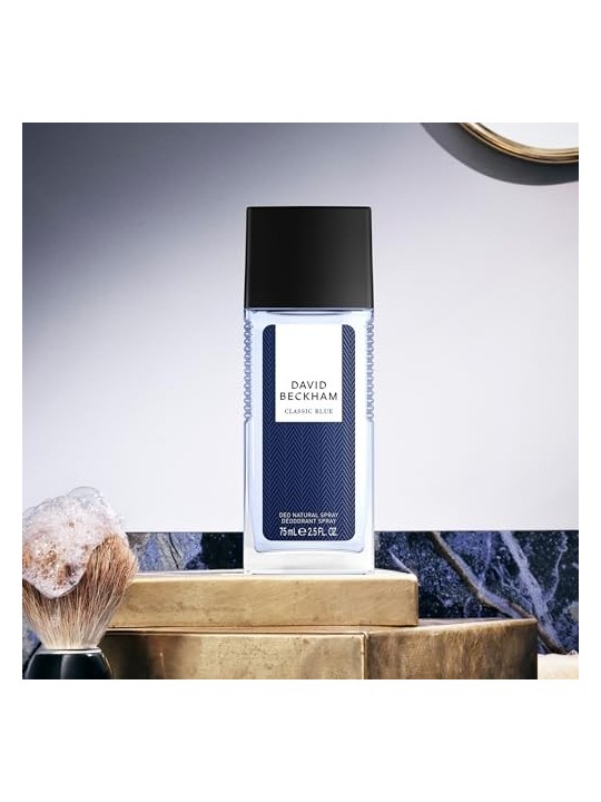 David Beckham Classic Blue Deodorant VAPO 75 ml (man) David Beckham www.essenzetotalstyle.com 