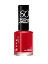 Rimmel 60 Secondi Super Shine Smalto per Unghie 8 ml 310 Double Decker Rosso donna