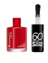 Rimmel 60 Secondi Super Shine Smalto per Unghie 8 ml 310 Double Decker Rosso donna