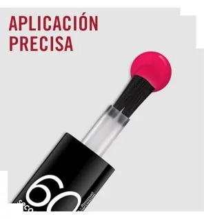 Rimmel 60 Secondi Super Shine Smalto per Unghie 8 ml 310 Double Decker Rosso donna