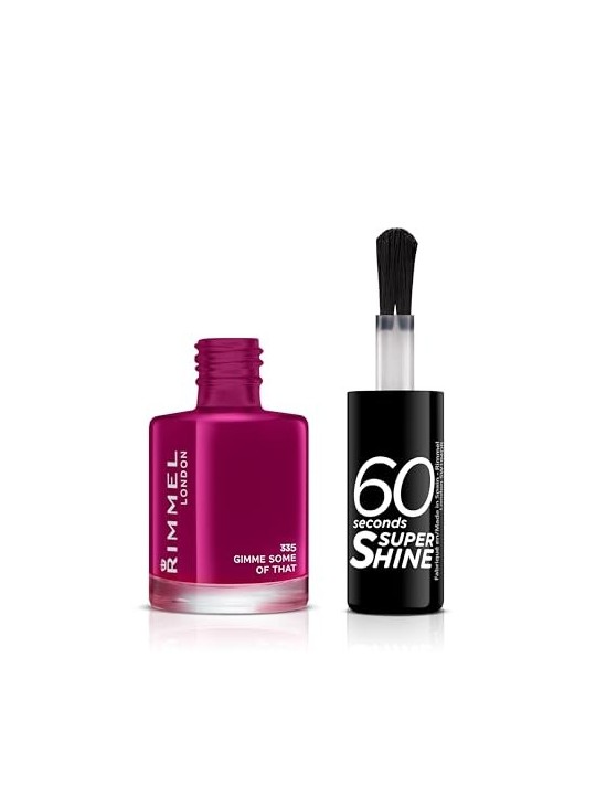 Rimmel 60 Secondi Super Shine Smalto per unghie 8 ml donna 335 Gimme Some Of That