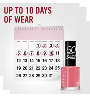 Rimmel London Smalto per Unghie Super Shine 60 Secondi Donna 8ml