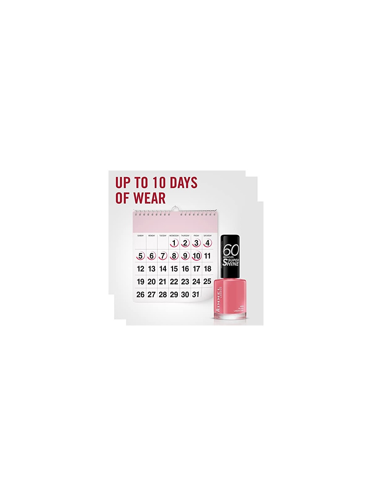 Rimmel London Smalto per Unghie Super Shine 60 Secondi Donna 8ml