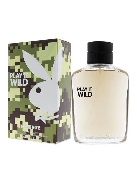 Profumo Playboy Play It Wild for Him Eau De Toilette 100ml uomo