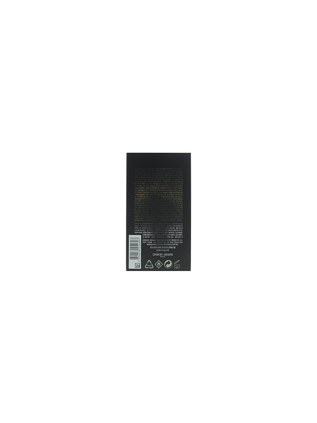 Armani Acqua Di Gio Profumo eau de parfum Spray uomo 125ml