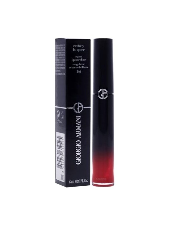 Armani Makeup ECSTASY LACQUER rossetto lucido n402 rosso da portare donna 6ml